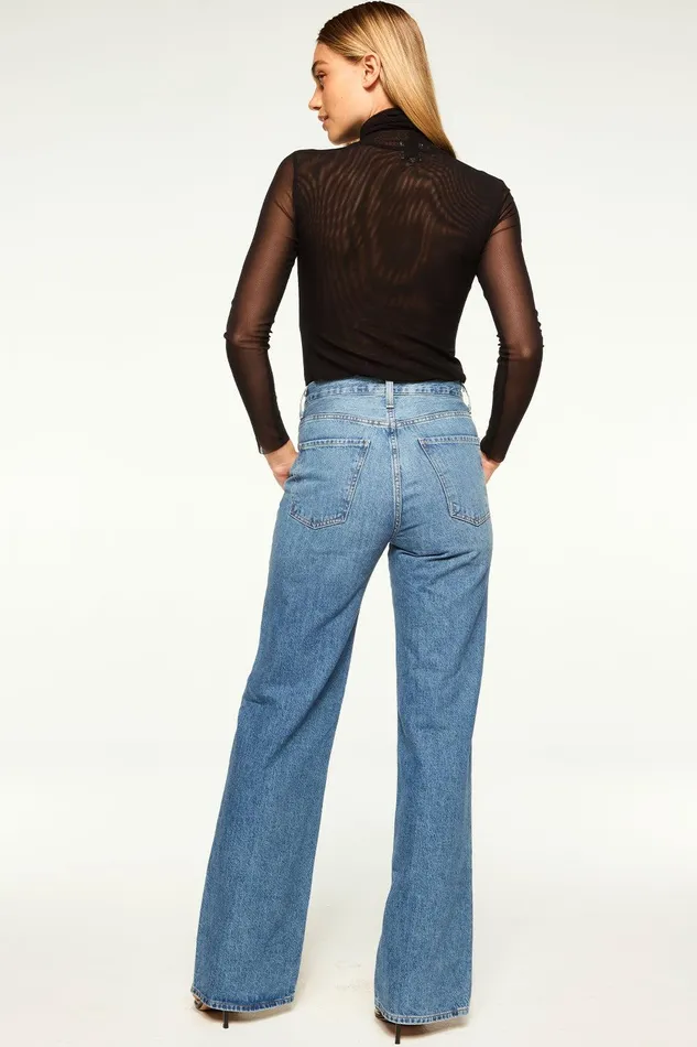 Women MISA Los Angeles Tops NADJA MESH TOP Black