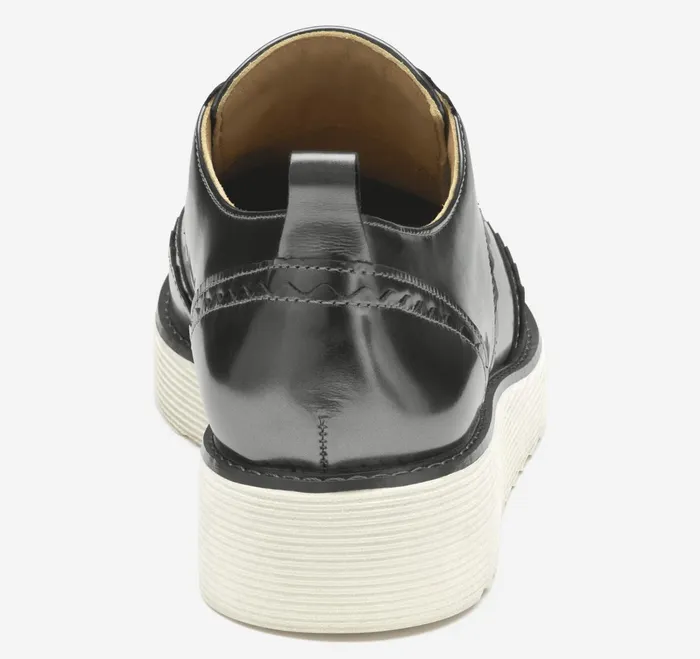 Women Mitzi Scalloped Wingtip Pewter Metallic Italian Sheepskin JohnstonandMurphy Mules and Loafers Women Mitzi Scalloped Wingtip Pewter Metallic Italian Sheepskin JohnstonandMurphy Mules and Loafers