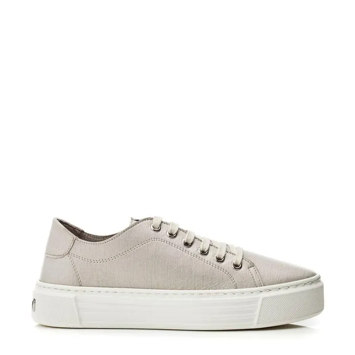 Women Moda In Pelle Casual Trainers Bsoleful BFlyer Beige NA