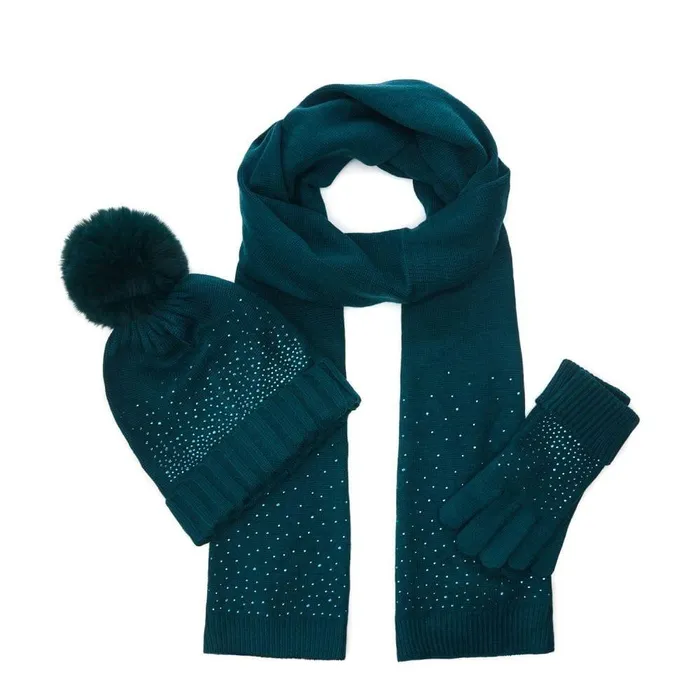 Women Moda In Pelle Gloves Praticioglove Teal Textile Women Moda In Pelle Gloves Praticioglove Teal Textile
