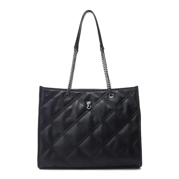 Women Moda In Pelle Tote Bags Becca Bag Black Porvair