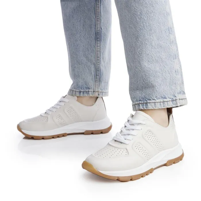 Women Moda In Pelle Wedge Trainers Shoon Sh Indigo WhiteTan Leather Women Moda In Pelle Wedge Trainers Shoon Sh Indigo WhiteTan Leather