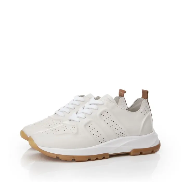 Women Moda In Pelle Wedge Trainers Shoon Sh Indigo WhiteTan Leather Women Moda In Pelle Wedge Trainers Shoon Sh Indigo WhiteTan Leather