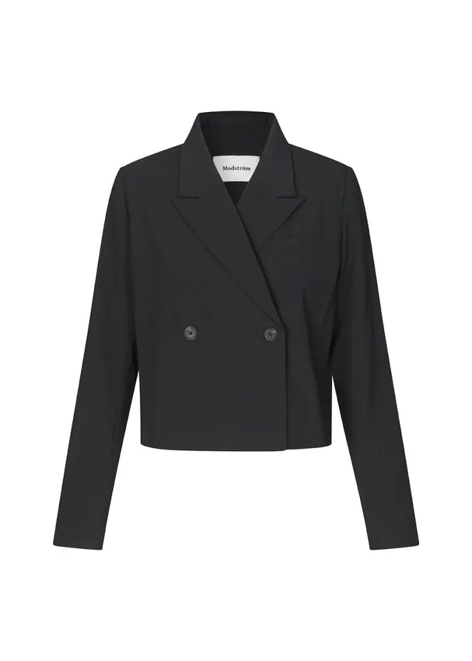 Women Modstrm Blazer AnkerMD Short Blazer Black
