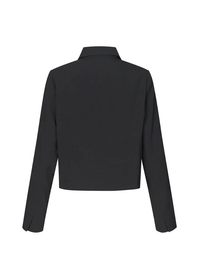 Women Modstrm Blazer AnkerMD Short Blazer Black Women Modstrm Blazer AnkerMD Short Blazer Black