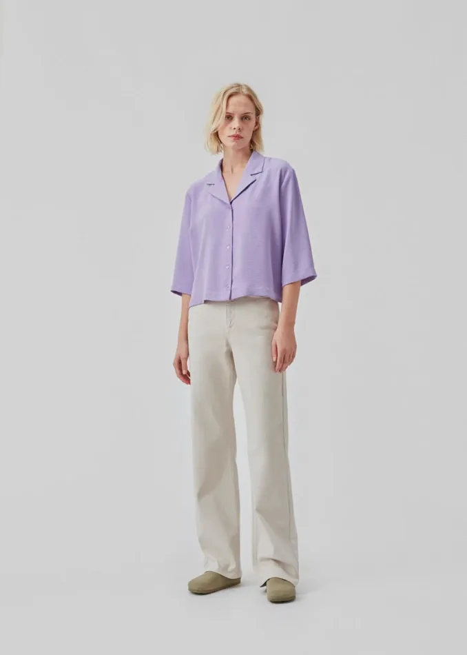Women Modstrm Shirts AaliyahMD Shirt Purple Blossom