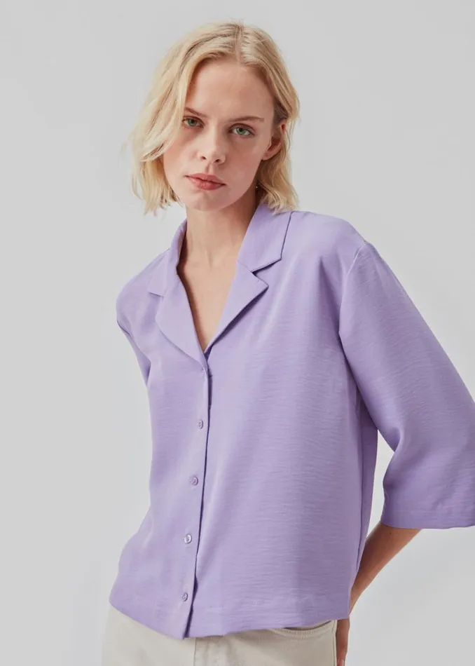 Women Modstrm Shirts AaliyahMD Shirt Purple Blossom Women Modstrm Shirts AaliyahMD Shirt Purple Blossom
