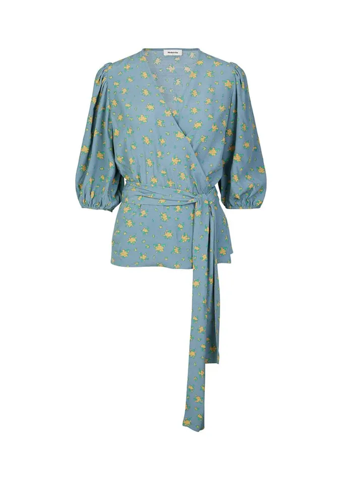 Women Modstrm Tops TuckerMD Print Top Stormy Waterbloom