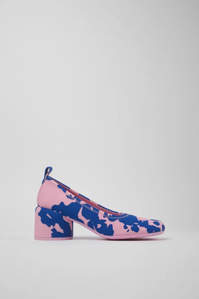 Women Niki Multicolored Textile Ballerina Camper Formal Shoes Women Niki Multicolored Textile Ballerina Camper Formal Shoes