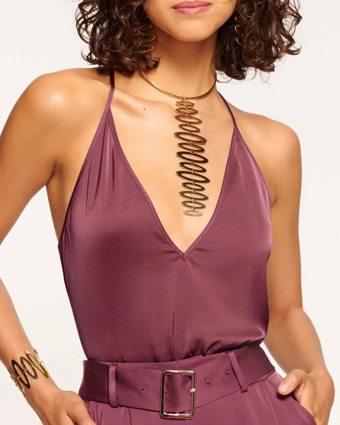 Women Noelle VNeck Tank Top Black Ramy Brook Tops Women Noelle VNeck Tank Top Black Ramy Brook Tops
