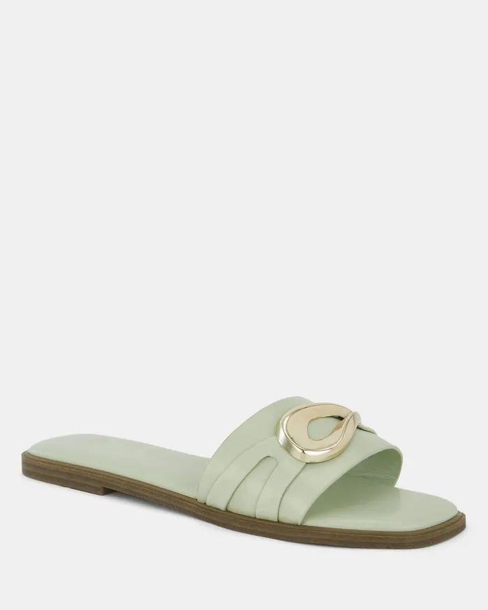 Women NOVO Shoes SCARLETTE PISTACHIO Sandals Flat Sandals