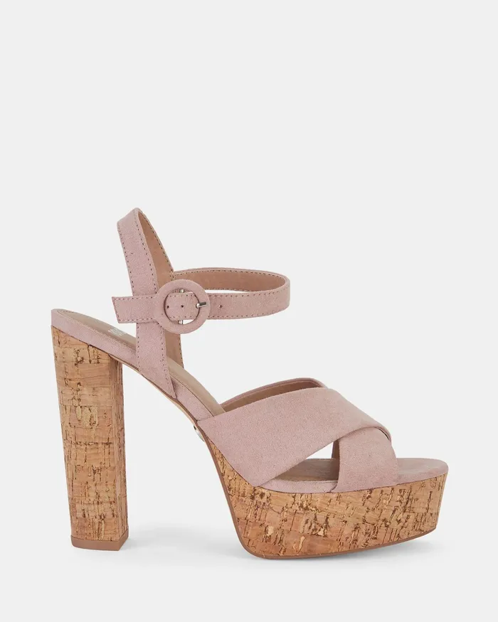 Women NOVO Shoes ZOPH NUDE High Heels Platforms