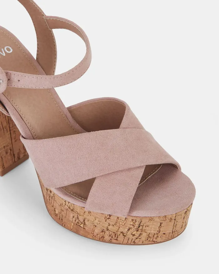 Women NOVO Shoes ZOPH NUDE High Heels Platforms