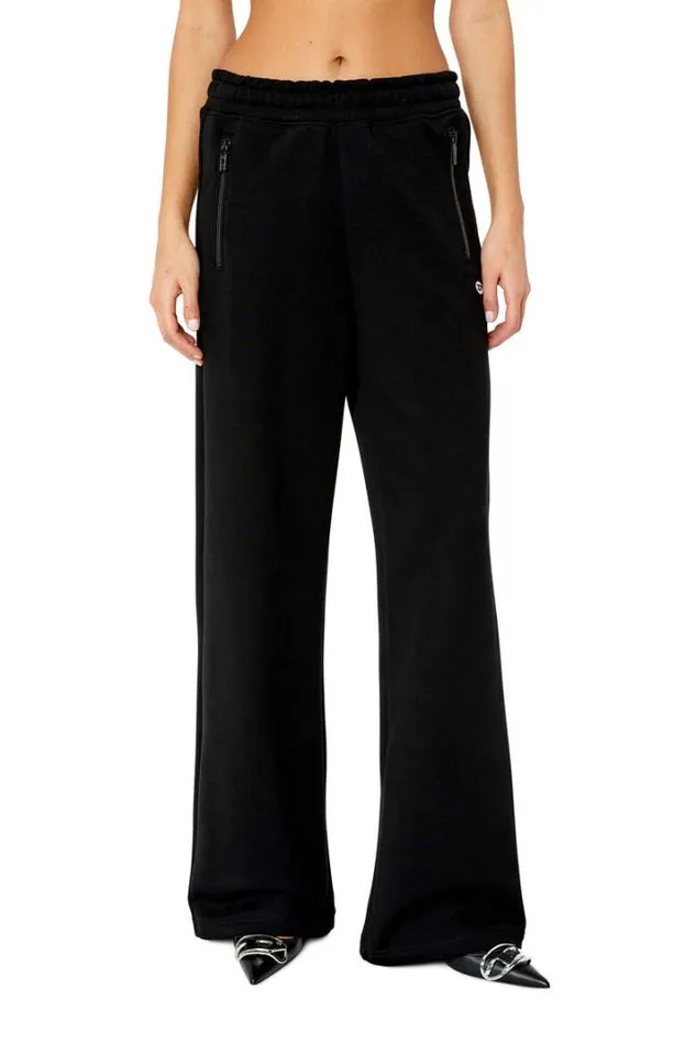 Women PZamDovalPj Black Diesel Trousers And Shorts Women PZamDovalPj Black Diesel Trousers And Shorts
