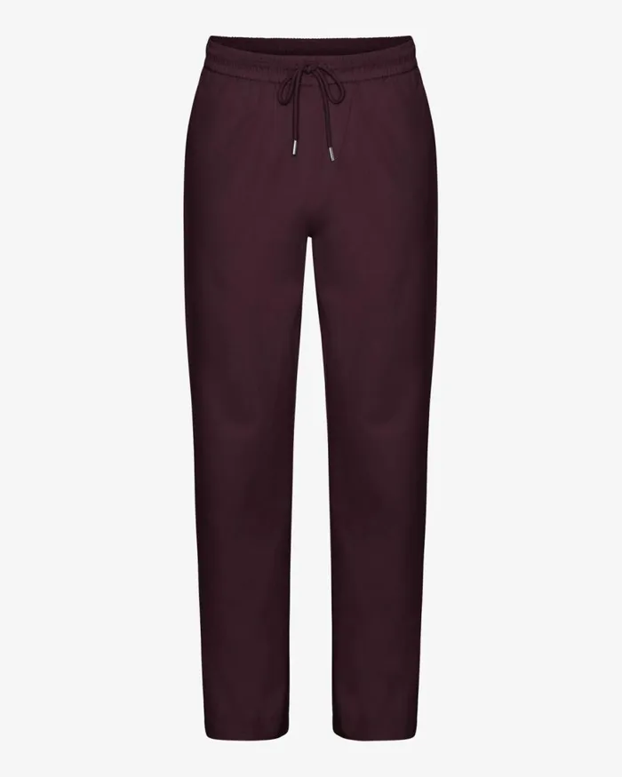 Women Pants Colorful Standard Organic Twill Pants Oxblood Red