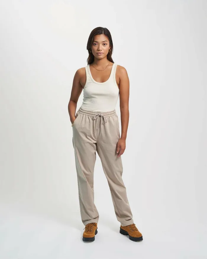 Women Pants Colorful Standard Organic Twill Pants Oxblood Red