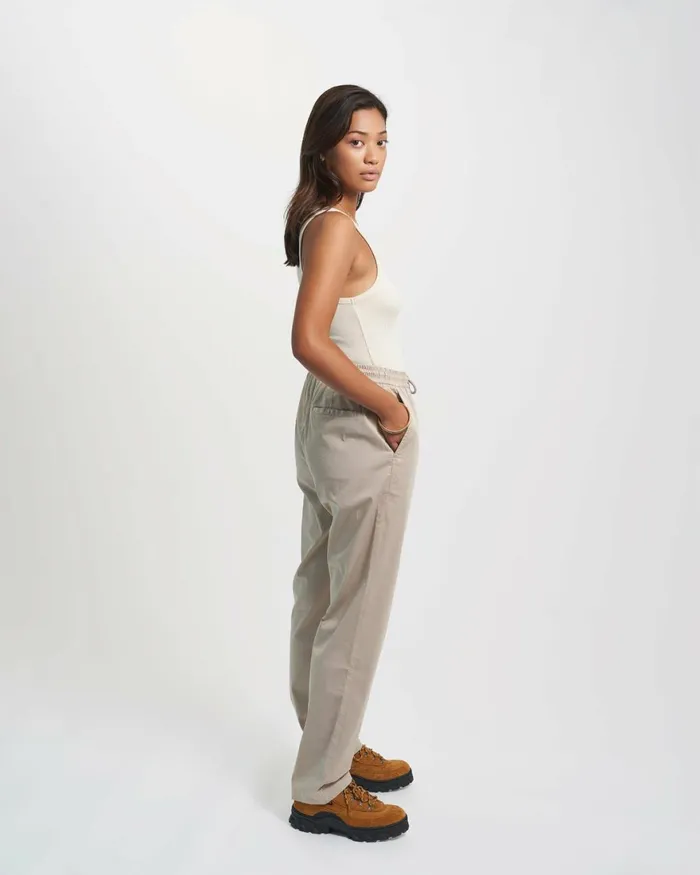 Women Pants Colorful Standard Organic Twill Pants Oxblood Red