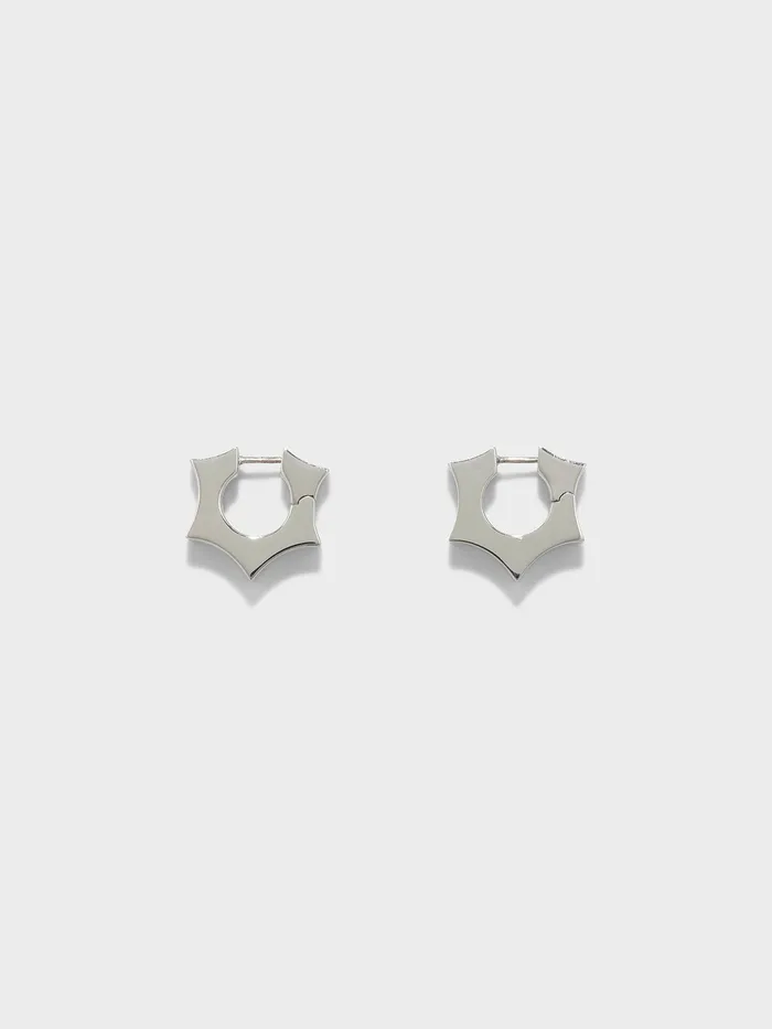 Women Parker PalladiumPlated Hoop Earrings Aeyde Earrings