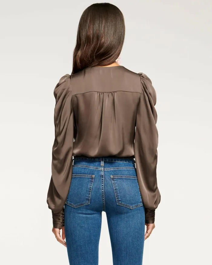 Women Pauline Puff Sleeve Blouse Black Ramy Brook Tops Women Pauline Puff Sleeve Blouse Black Ramy Brook Tops