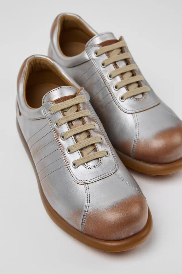 Women Pelotas Multicolor Leather Shoe Camper Casual Shoes
