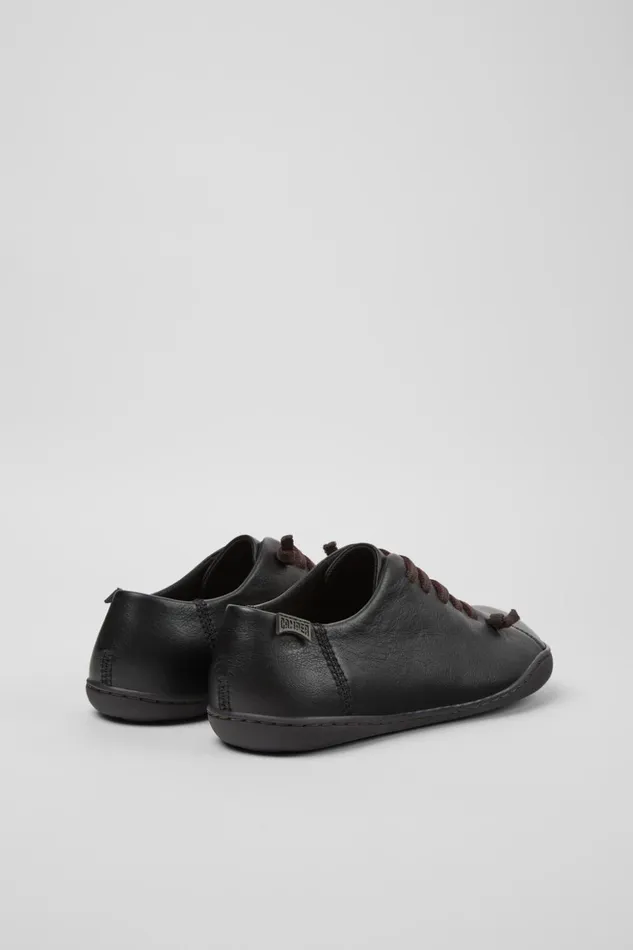 Women Peu Black Leather Shoe Camper Casual Shoes Women Peu Black Leather Shoe Camper Casual Shoes