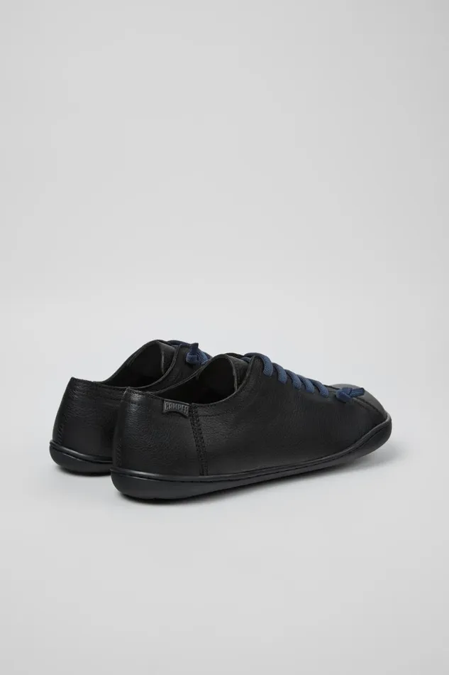 Women Peu Black Leather Shoes Camper Casual Shoes Women Peu Black Leather Shoes Camper Casual Shoes