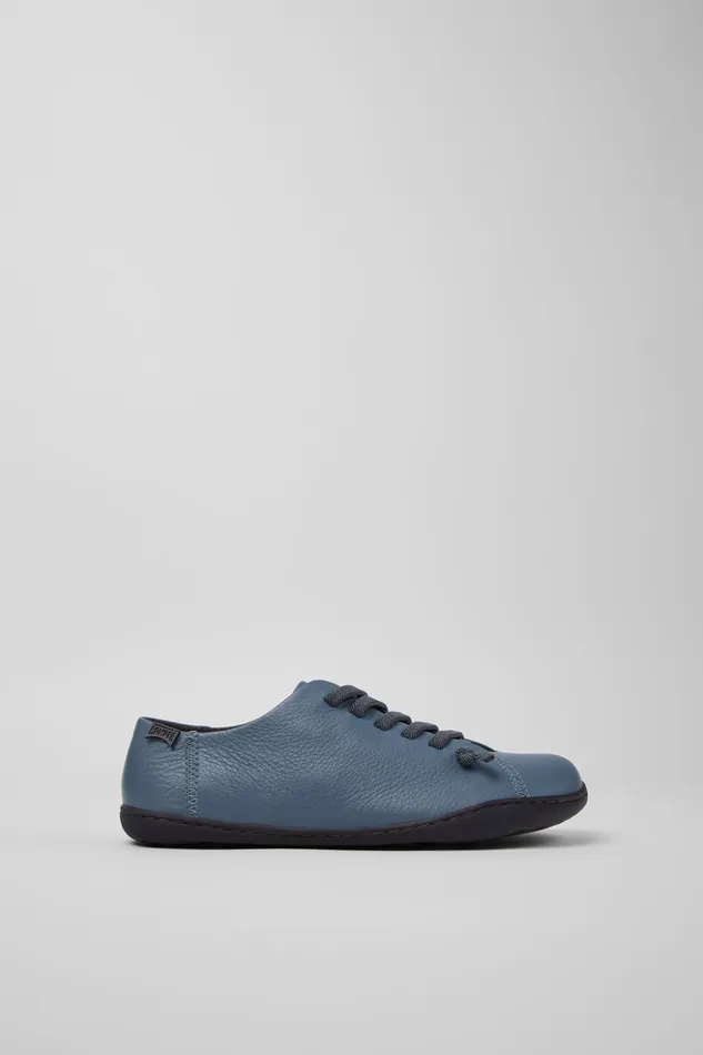 Women Peu Gray Leather Shoes Camper Casual Shoes Women Peu Gray Leather Shoes Camper Casual Shoes
