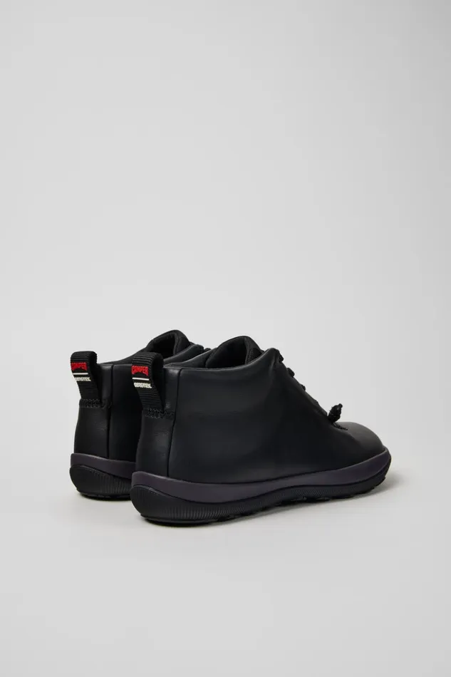 Women Peu Pista GORETEX Black Leather And Textile Ankle Boots Camper Ankle Boots Women Peu Pista GORETEX Black Leather And Textile Ankle Boots Camper Ankle Boots