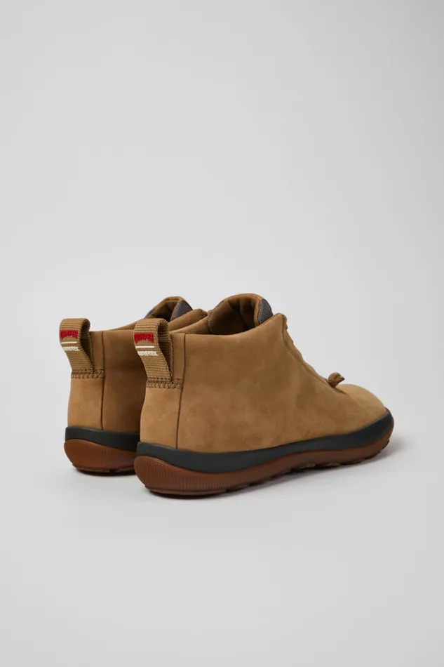 Women Peu Pista GORETEX Brown Nubuck And Textile Ankle Boots Camper Ankle Boots Women Peu Pista GORETEX Brown Nubuck And Textile Ankle Boots Camper Ankle Boots