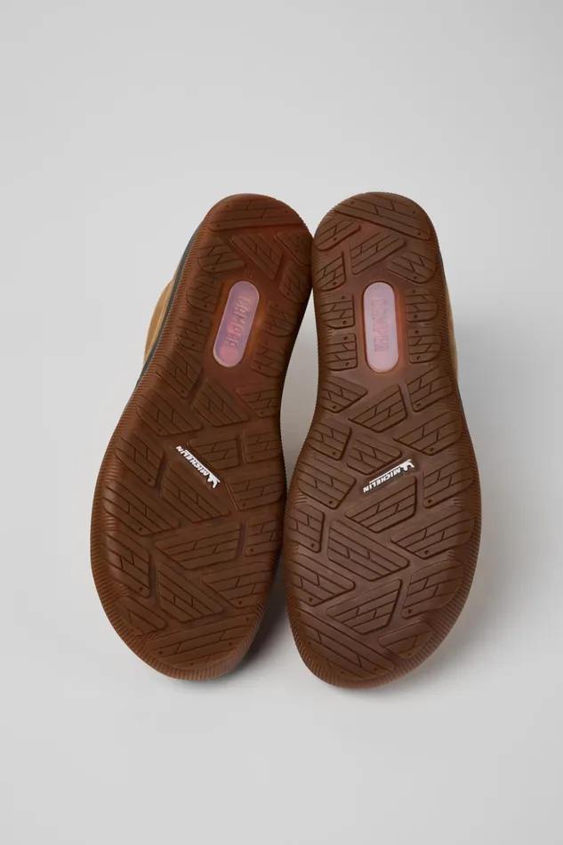 Women Peu Pista GORETEX Brown Nubuck And Textile Ankle Boots Camper Ankle Boots Women Peu Pista GORETEX Brown Nubuck And Textile Ankle Boots Camper Ankle Boots