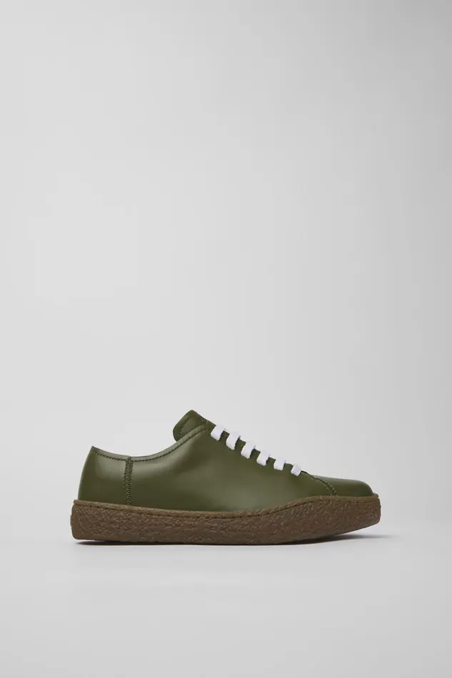 Women Peu Terreno Green Leather Sneaker Camper Sneakers Women Peu Terreno Green Leather Sneaker Camper Sneakers