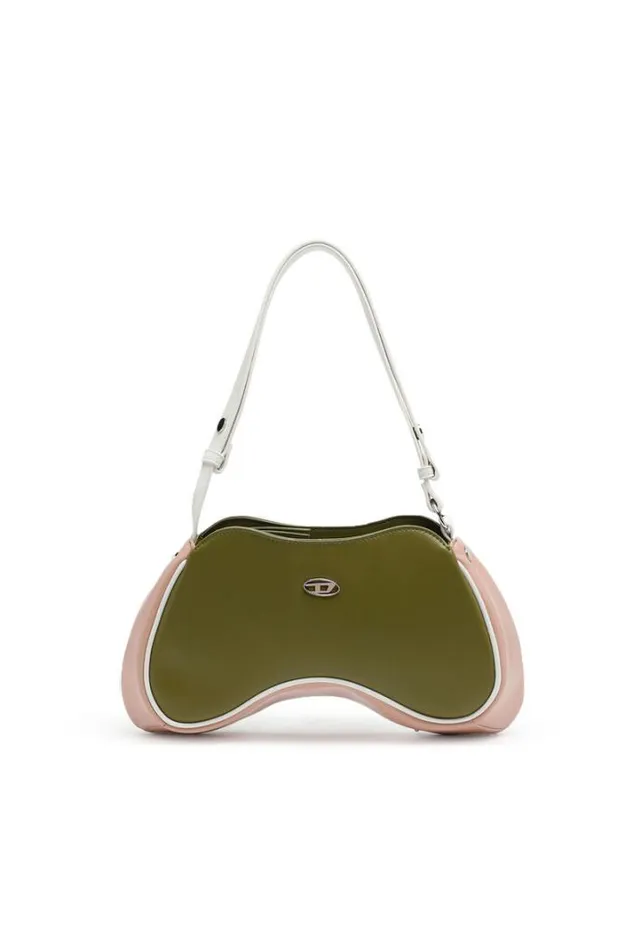 Women Play Shoulder Military Green Diesel Shoulder Bags