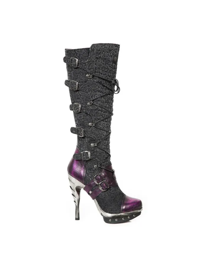 Women Punk MPunk005Cz1 New Rock High Heels