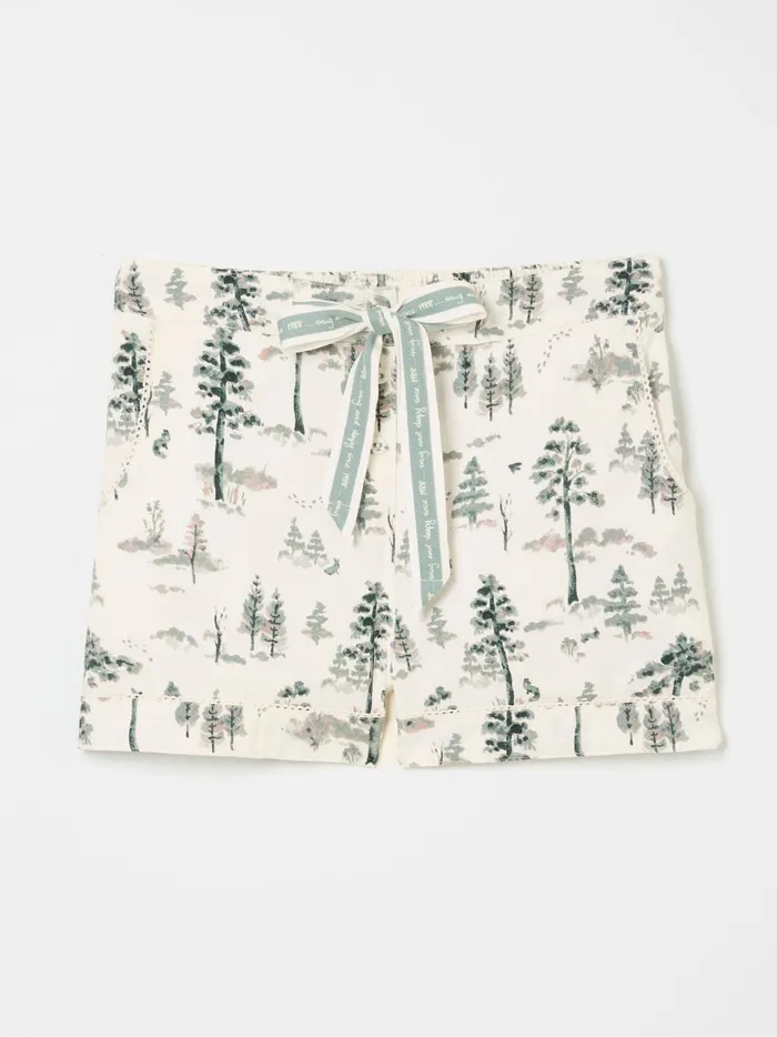 Women Pyjamas and Nightwear Fat Face Ivory Christmas Tree 100 Cotton Pyjama Shorts Women Pyjamas and Nightwear Fat Face Ivory Christmas Tree 100 Cotton Pyjama Shorts