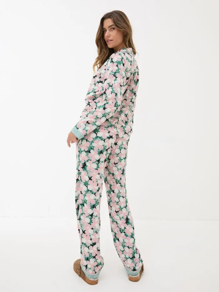 Women Pyjamas and Nightwear Fat Face Pink Large Floral Set Women Pyjamas and Nightwear Fat Face Pink Large Floral Set