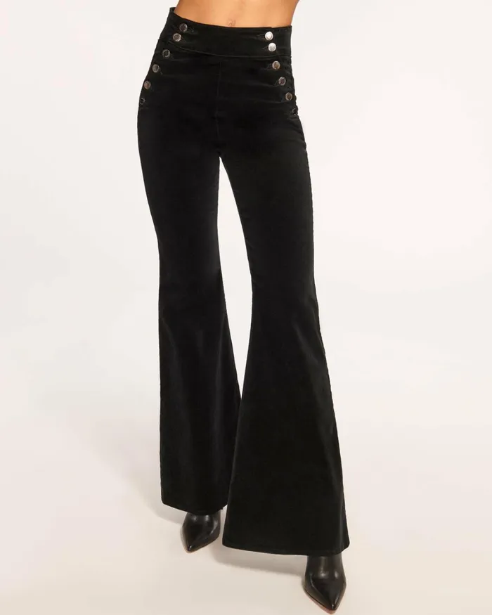 Women Romee High Waisted Flare Jean Light Bleach Ramy Brook Denim