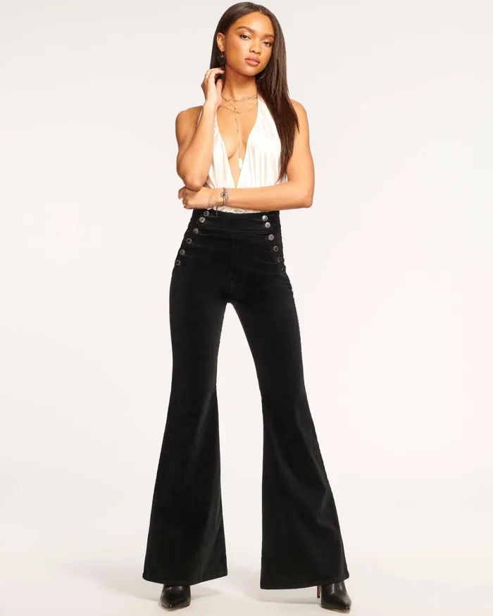 Women Romee High Waisted Flare Jean Light Bleach Ramy Brook Denim Women Romee High Waisted Flare Jean Light Bleach Ramy Brook Denim