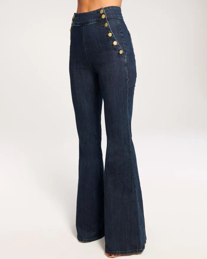 Women Romee High Waisted Flare Jean Light Bleach Ramy Brook Denim Women Romee High Waisted Flare Jean Light Bleach Ramy Brook Denim