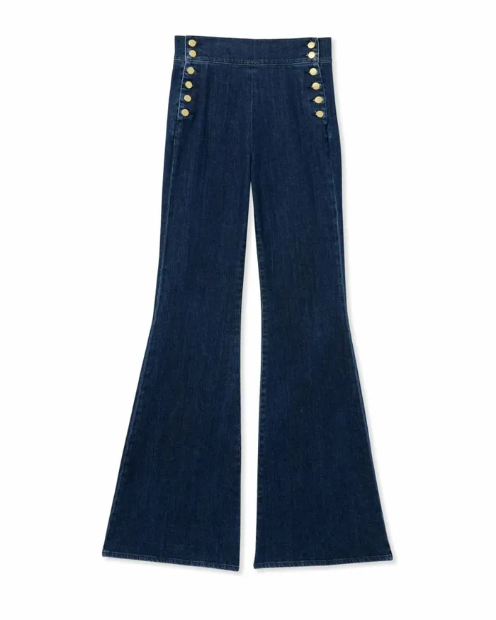 Women Romee High Waisted Flare Jean Light Bleach Ramy Brook Denim Women Romee High Waisted Flare Jean Light Bleach Ramy Brook Denim