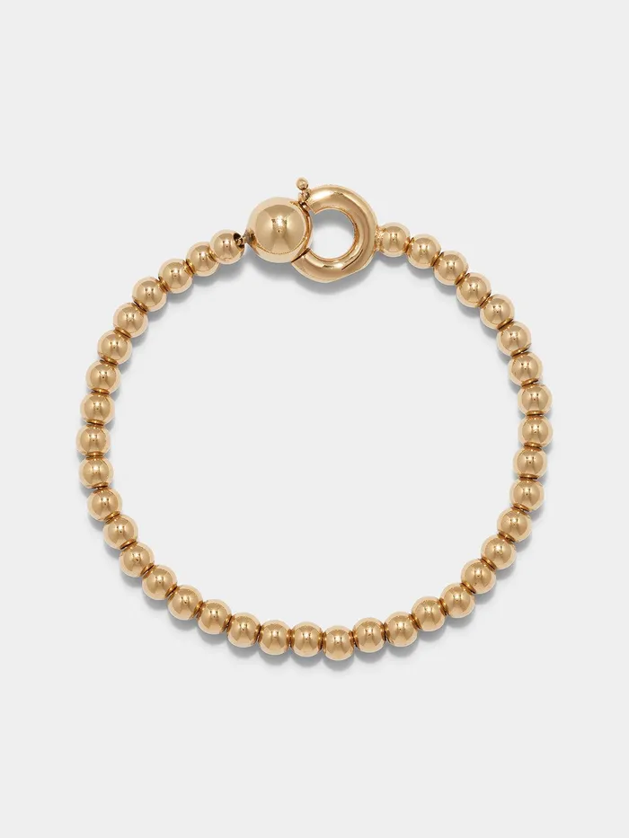 Women Sasha Ball Chain 18kt GoldPlated Bracelet Aeyde Bracelets