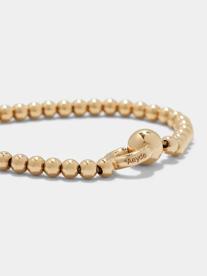 Women Sasha Ball Chain 18kt GoldPlated Bracelet Aeyde Bracelets Women Sasha Ball Chain 18kt GoldPlated Bracelet Aeyde Bracelets