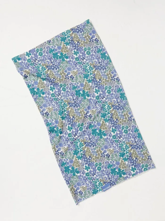 Women Scarves Fat Face Blue Floral Multi Snood