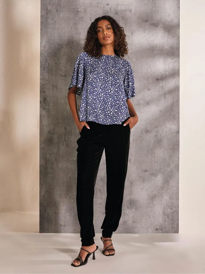 Women Shirts and Blouses Fat Face Alba Blue Mark Make Top