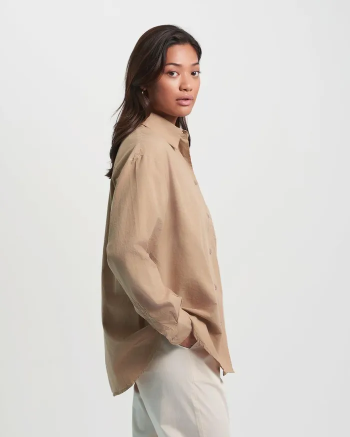 Women Shirts Colorful Standard Organic Oversized Shirt Optical White