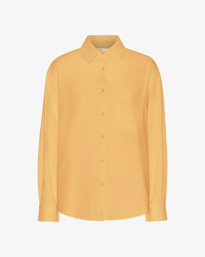 Women Shirts Colorful Standard Organic Oversized Shirt Sandstone Orange