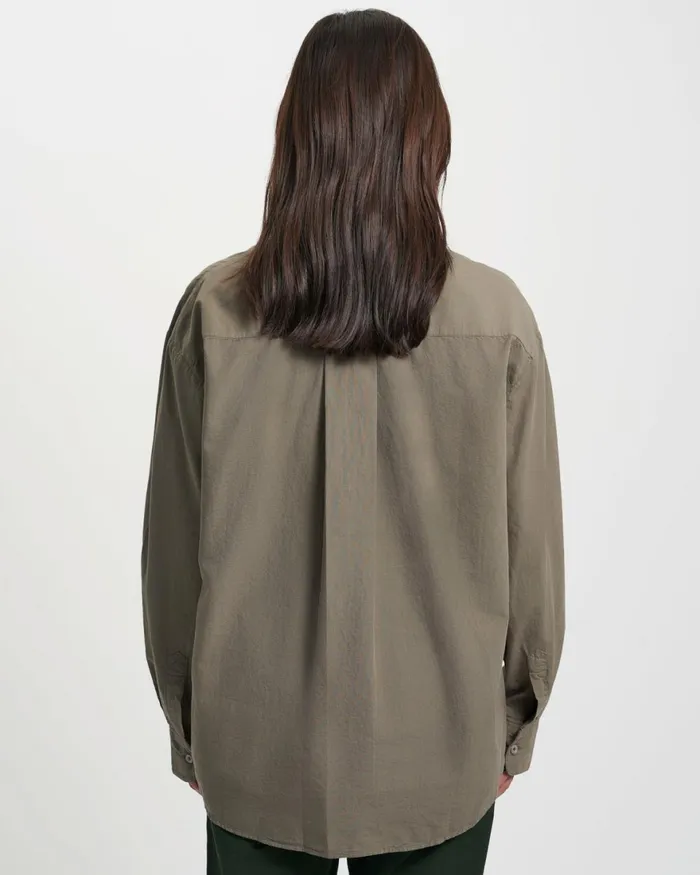 Women Shirts Colorful Standard Organic Oversized Shirt Teal Blue