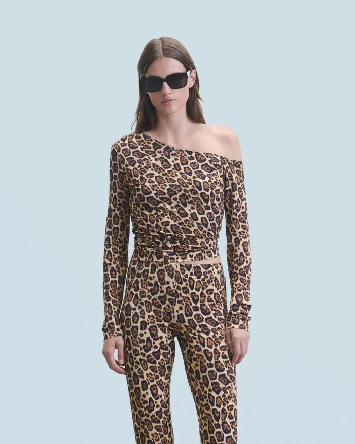 Women Shirts TShirts and Tops From Future Asymmetrical Jersey Top Hot Leopard Women Shirts TShirts and Tops From Future Asymmetrical Jersey Top Hot Leopard