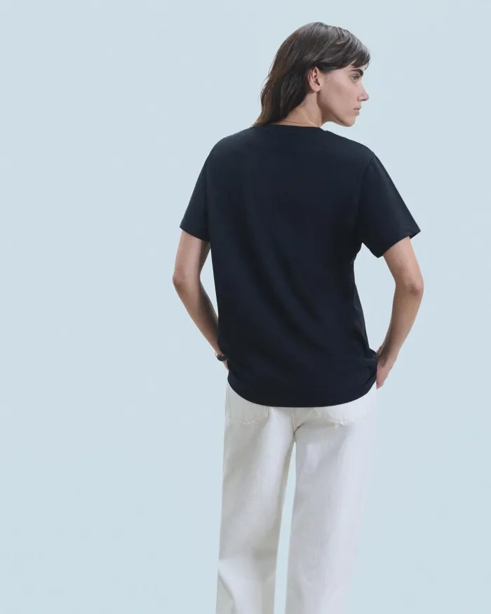 Women Shirts TShirts and Tops From Future Crewneck Short Sleeve TShirt Black