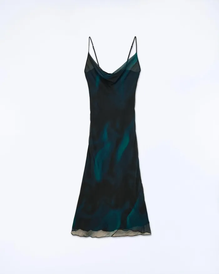 Women Shirts TShirts and Tops From Future Long Strap Dress Utopic Black