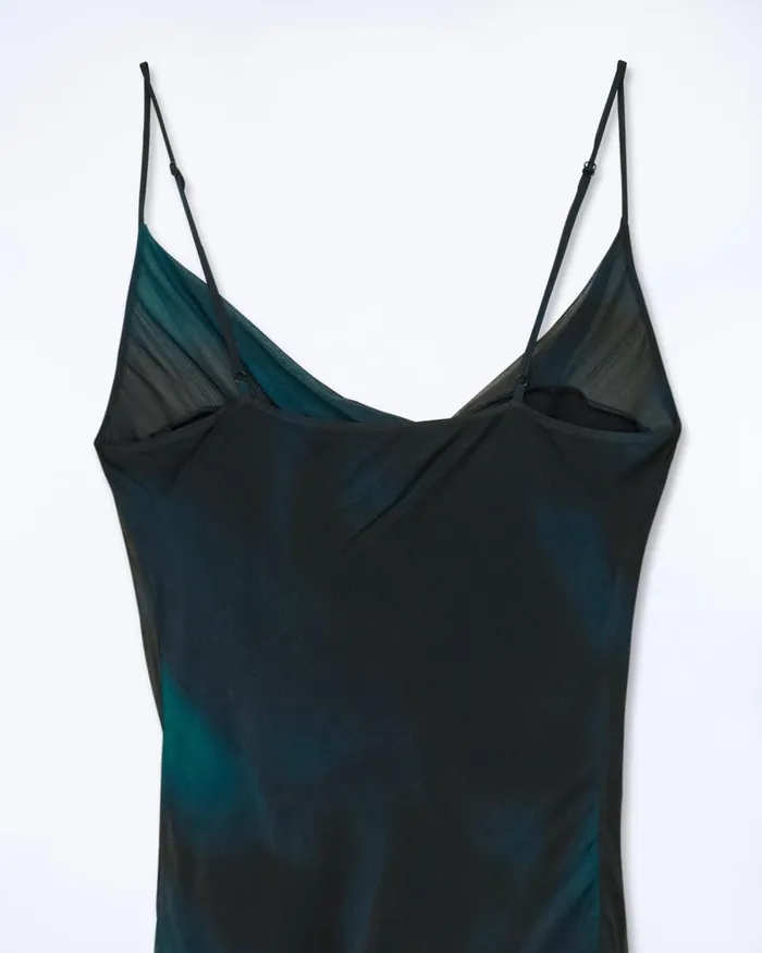 Women Shirts TShirts and Tops From Future Long Strap Dress Utopic Black